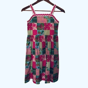 HARTSTRINGS Sz 8 Patchwork Girls Sundress Dress